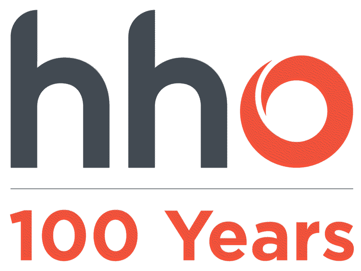 HHO 100 year logo